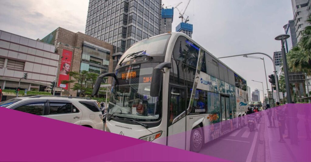 The Jakarta Explorer by Transjakarta bus.
