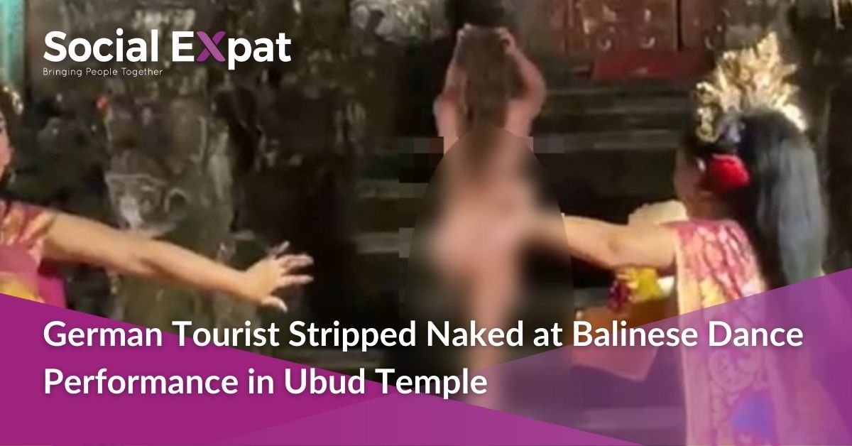 bali german tourist video