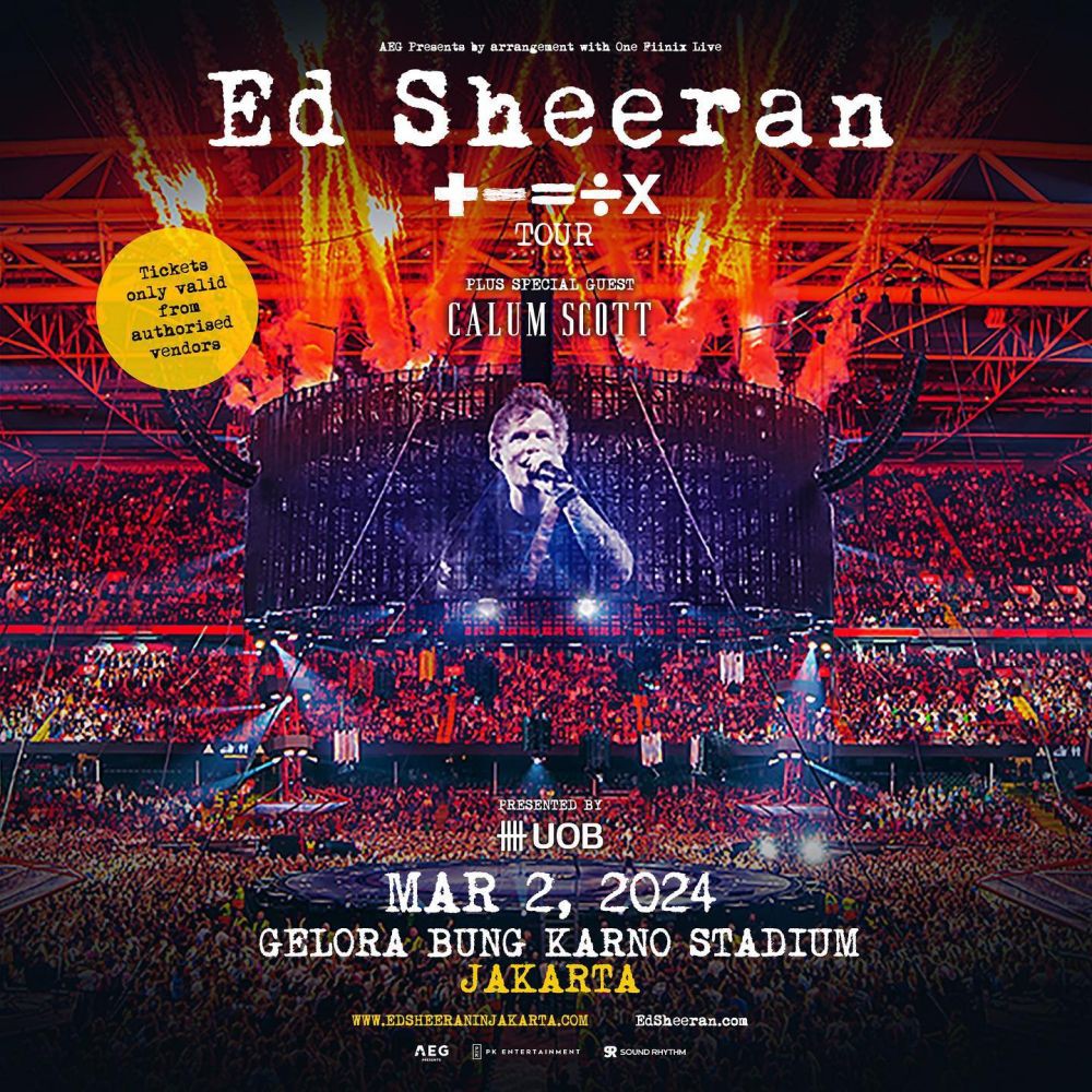 Ed Sheeran Jakarta 2024 With Special Guest Star Calum Scott! Social Expat