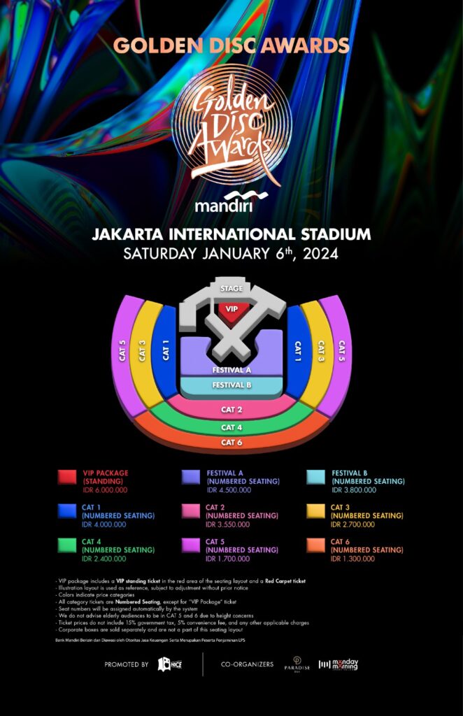 Get Ready for The First Golden Disc Awards 2024 Jakarta 12 K