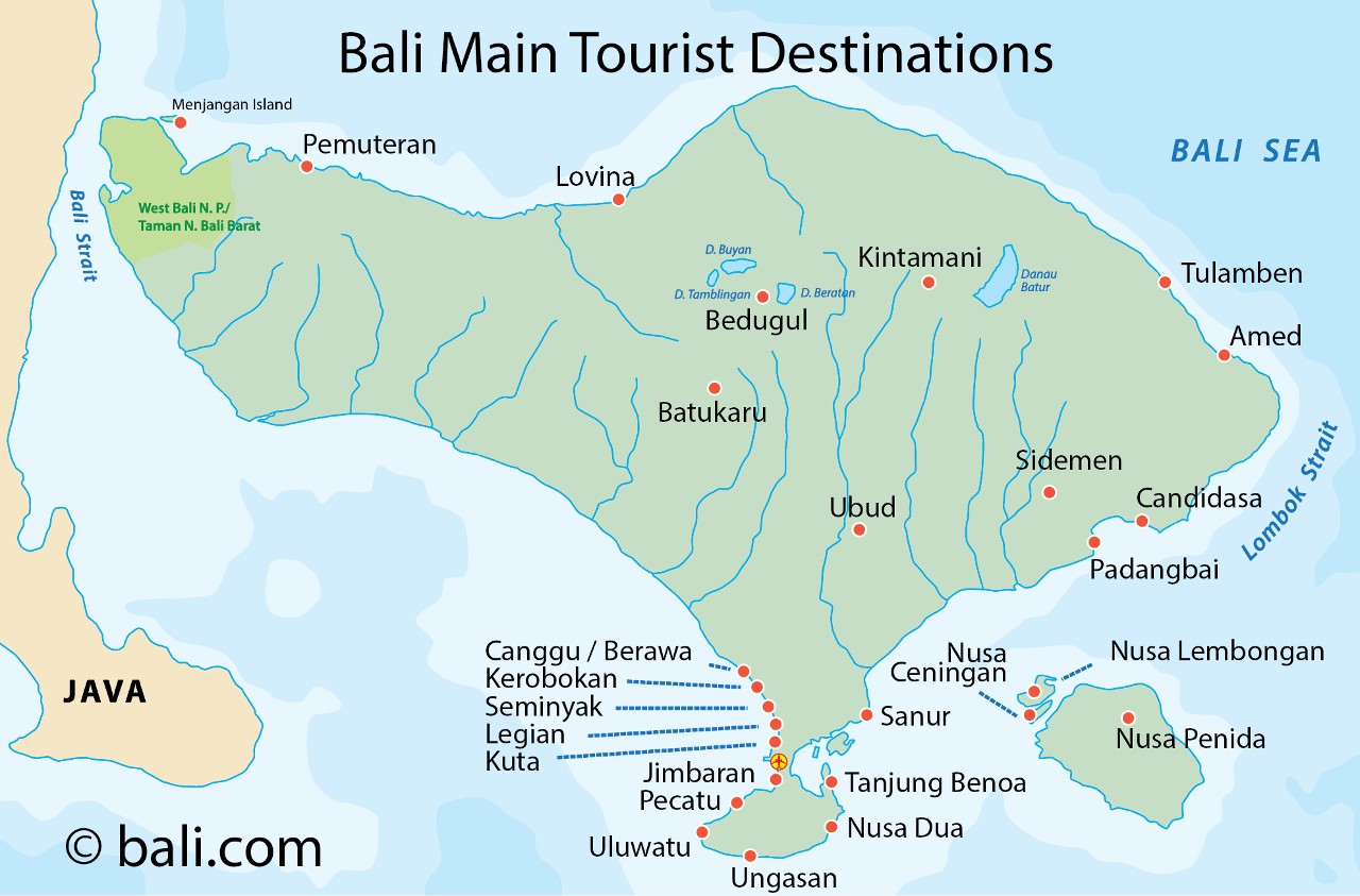 10 Best Things To Do In North Bali Guide Places You Can T Miss In 2026 Bali Map Touristic 1280 