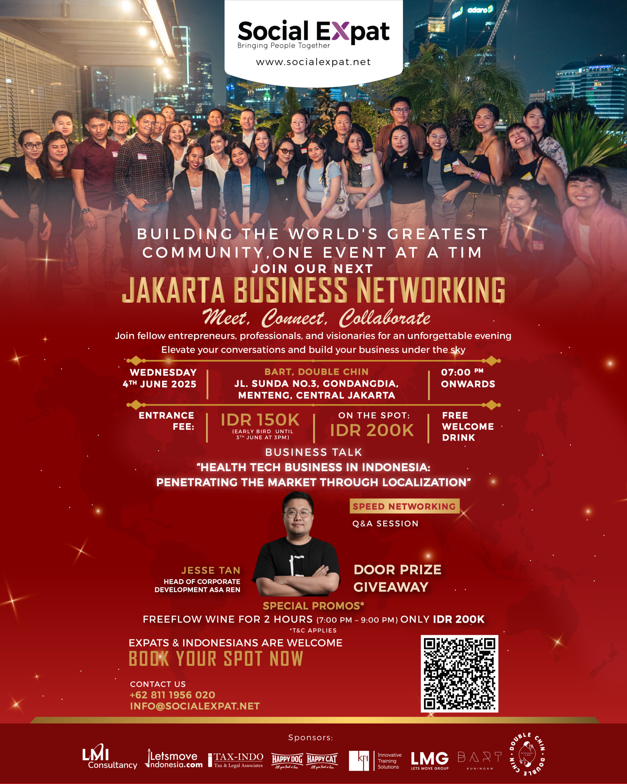 Jakarta Expat Business Networking Event at BART Thamrin