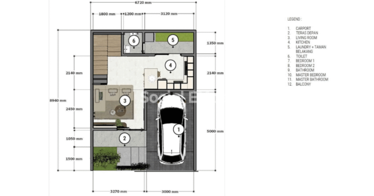 Nangka Residence 3BR Type - House for Sale in Bali