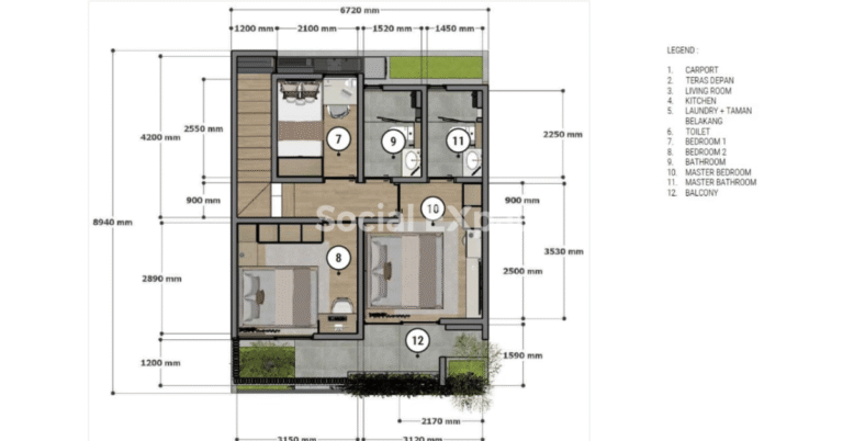 Nangka Residence 3BR Type - House for Sale in Bali