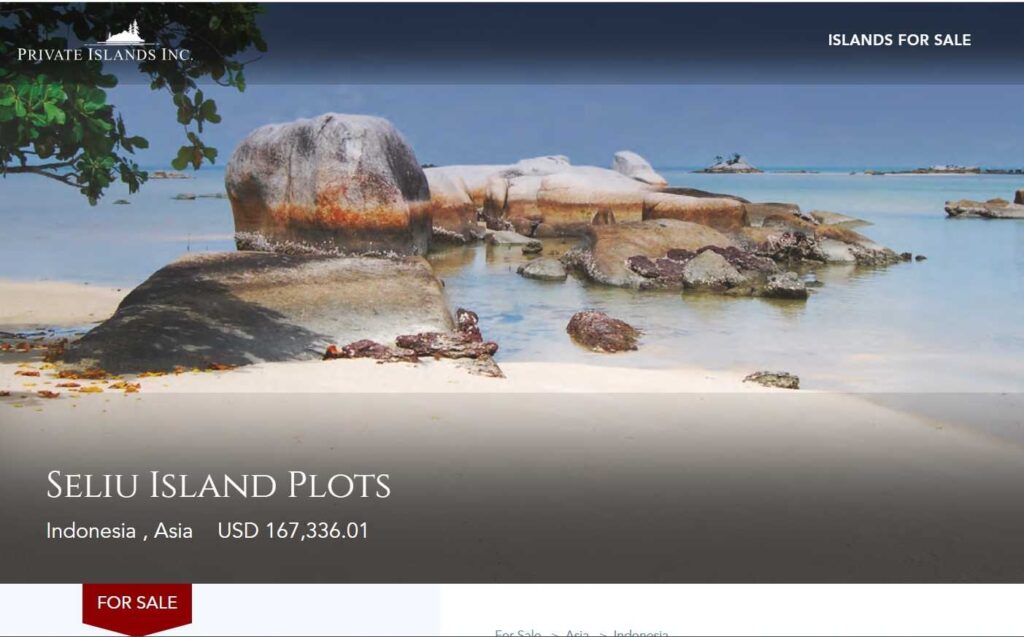 indonesian island for sale