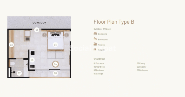 Riviera Esmeralda 1BR Type - Apartment for Sale in Bali