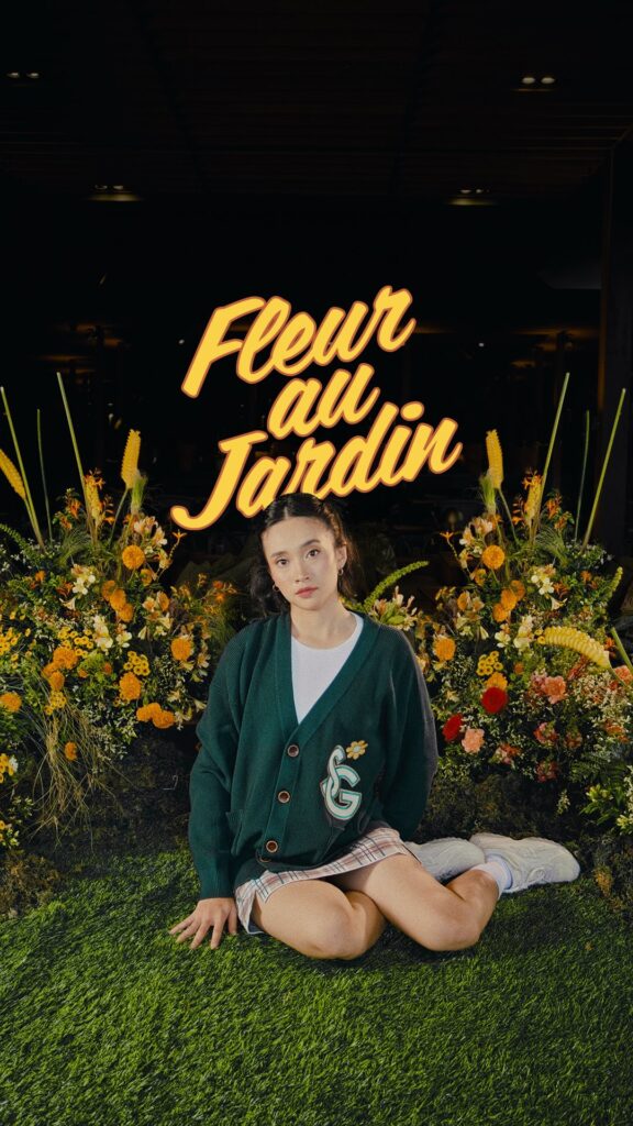 social garden noir sur blanc