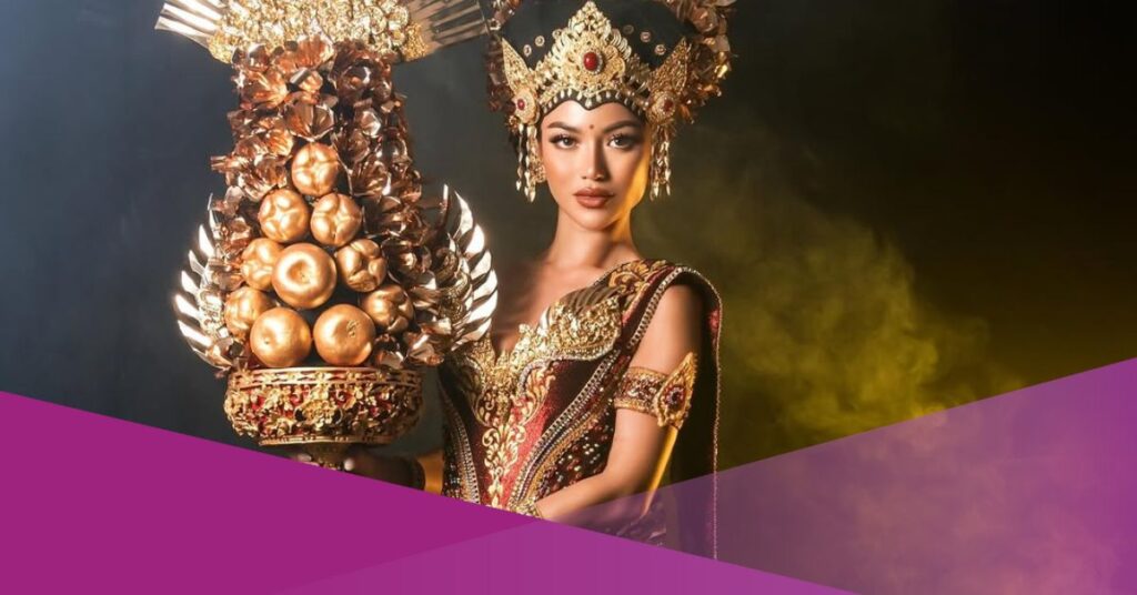 Sanly Liu Showcases Balinese Heritage in Miss Universe 2025 National Costume