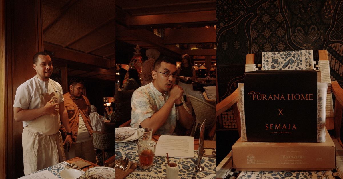 Social Expat - "Rasa Vakansi" by SEMAJA & Purana, Presenting Rich Indonesian Heritage Dining Experience - Chef Speech - Marketing Manager Speech