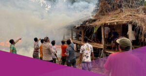 Traditional Village Burns Down in West Sumba, Indonesia, Leaving 41 Families Homeless