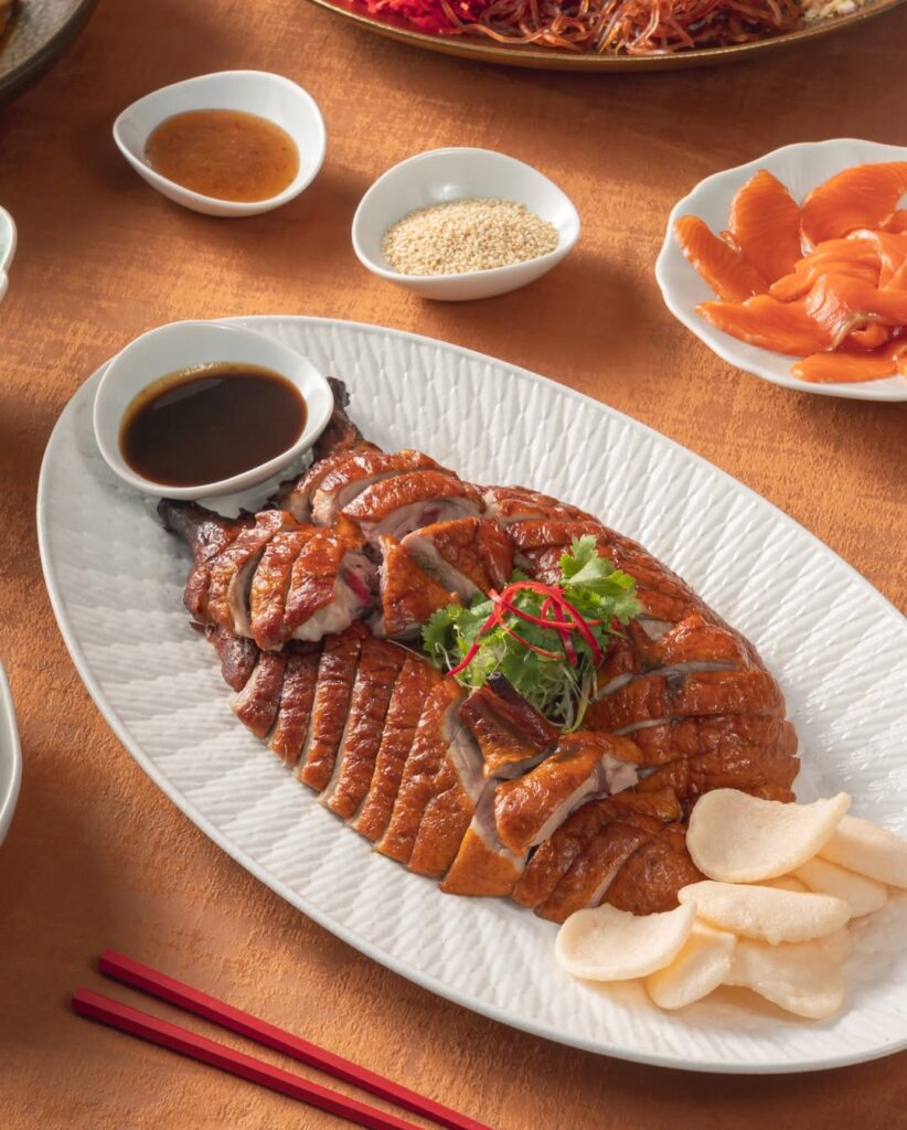 Roasted Chicken Traditional Chinese New Year Food