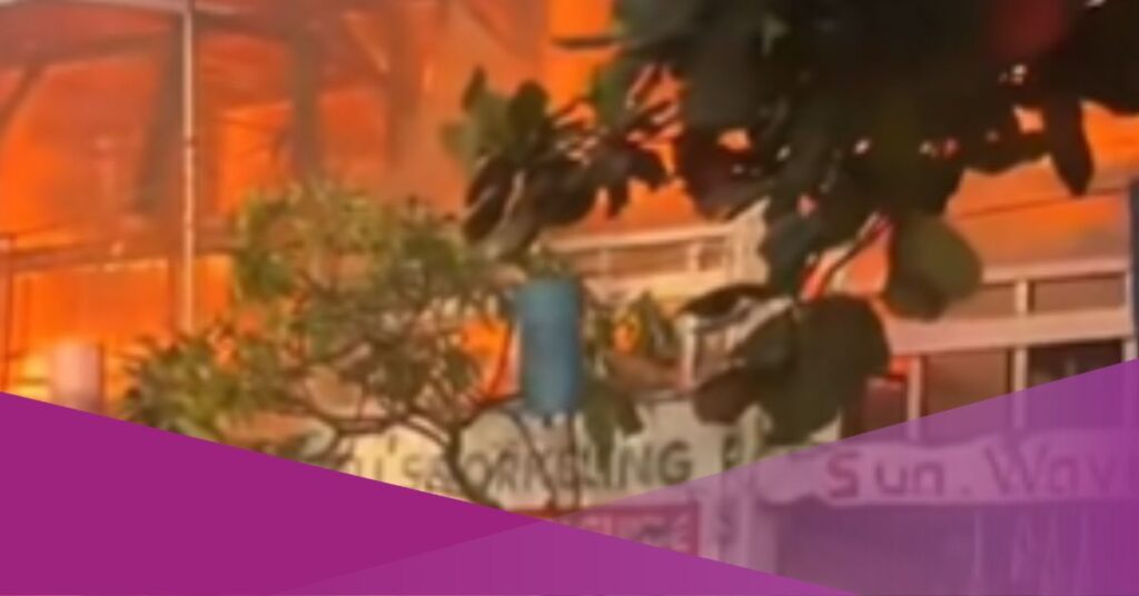 Major Fire Hits Gili Trawangan, Destroying Sama Sama Bar and Other Local Businesses