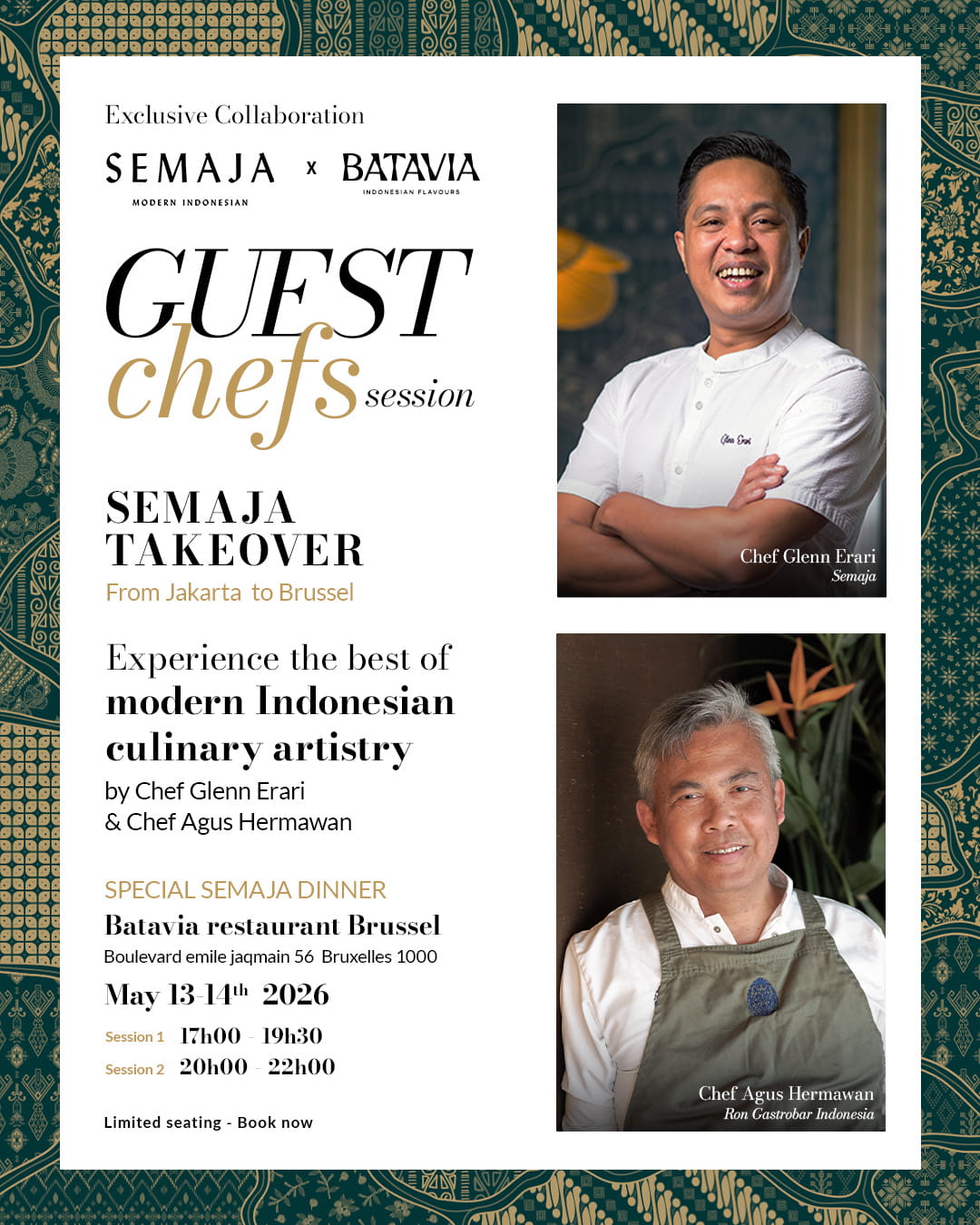 From Jakarta to Europe: A Culinary Journey of Heritage, Craft, and Contemporary Indonesian Flavours