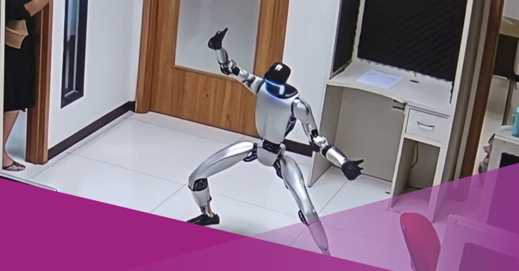 Viral Video Shows Humanoid Robot's Apparent Tantrum During Jakarta Office Trial