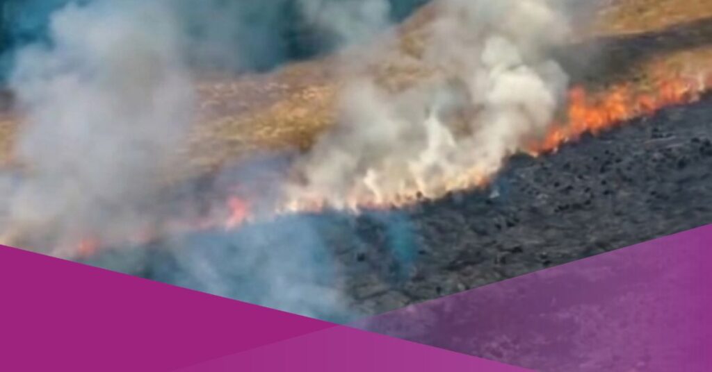 Mount Bromo Fire