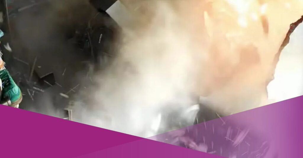 Explosion in Surabaya